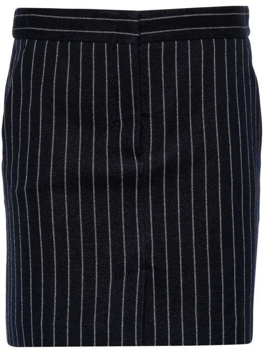 Kircsh Pinstriped Mini Skirt