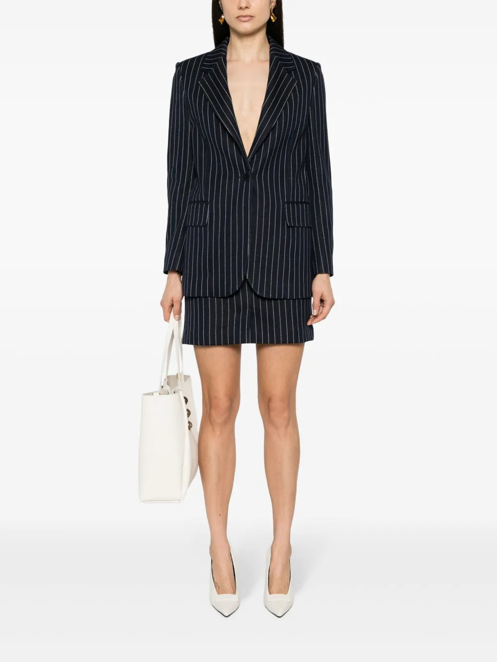 Kircsh Pinstriped Mini Skirt