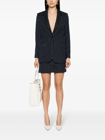 Kircsh Pinstriped Mini Skirt