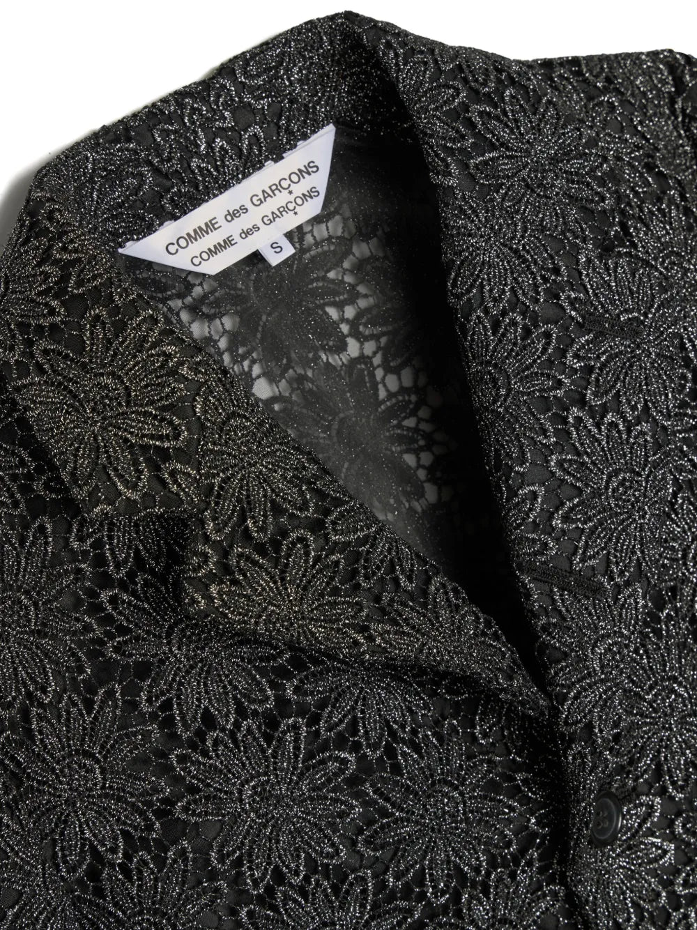 Lace Single-Breasted Blazer