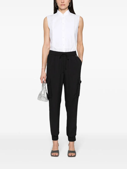 Elasticated-Waistband Trousers