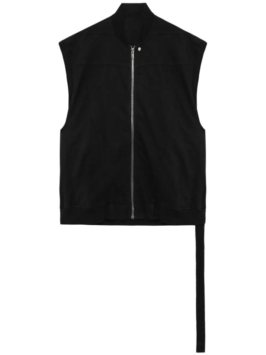 Zip-Up Cotton Vest