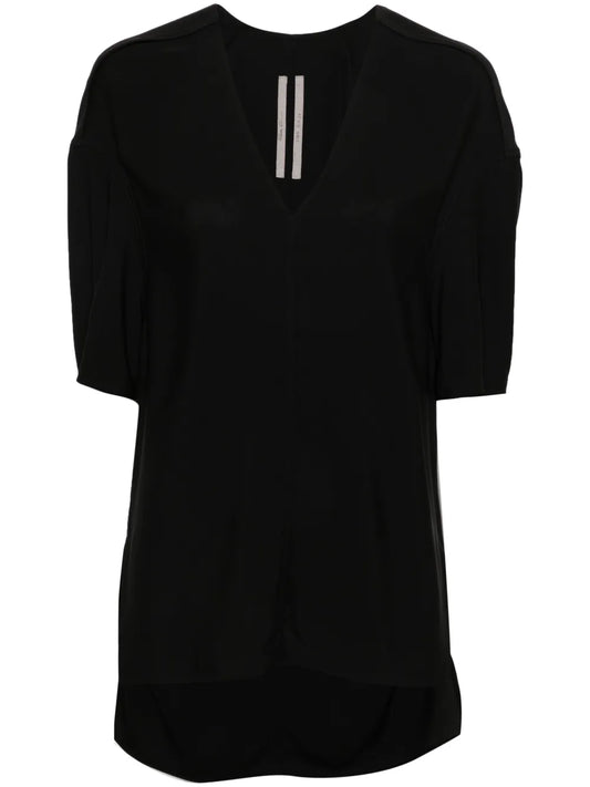 V-Neck Drop-Shoulder Blouse