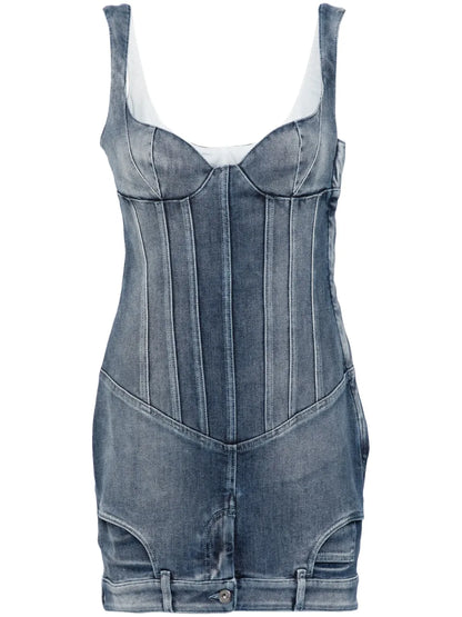 Upside Down Denim Dress