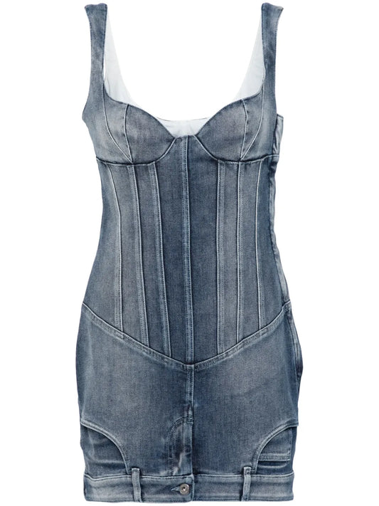 Upside Down Denim Dress