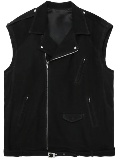 Leather Biker Vest