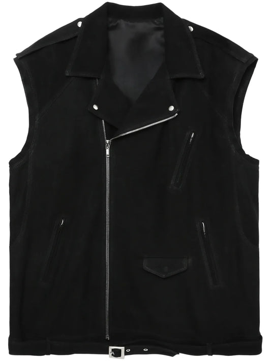 Leather Biker Vest
