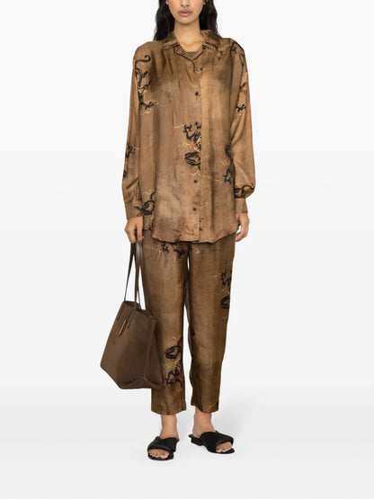 Palmer Dragon-Print Trousers