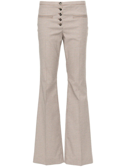 Tailored Checked Trousers