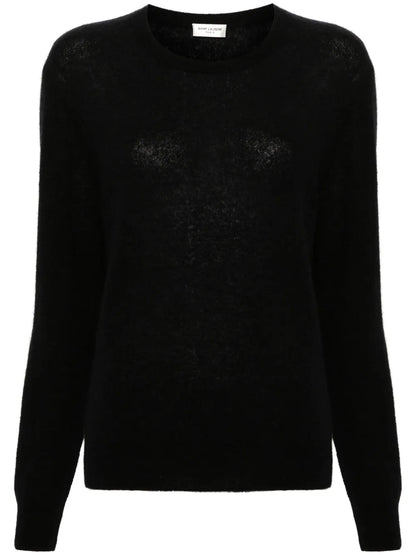 Crew-Neck Cashmere-Blend Jumper