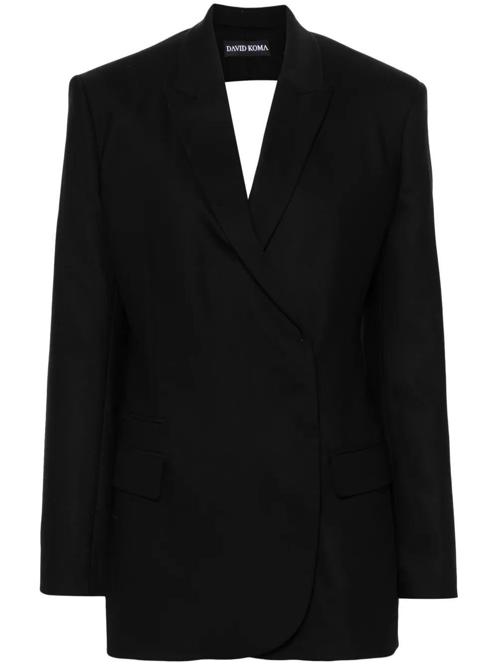 Cut-Out Detail Tailored Blazer