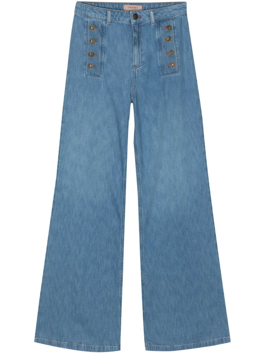 High-Rise Flared Jeans