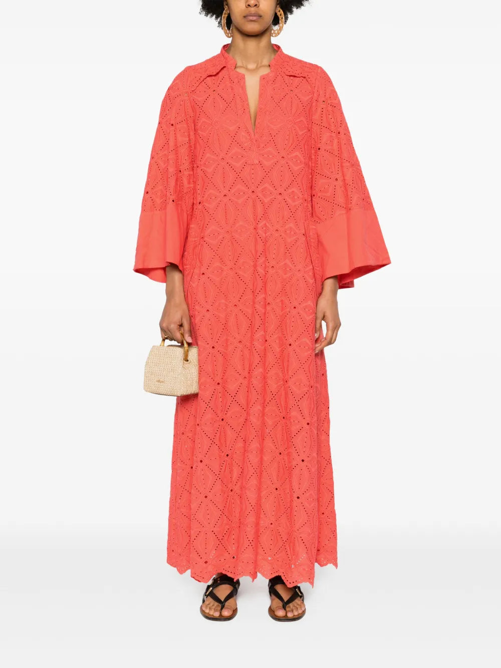 Broderie Anglaise Maxi Dress