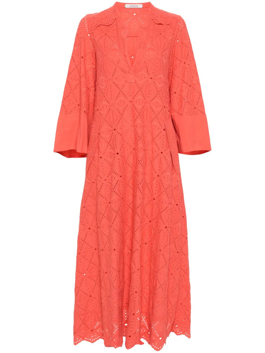 Broderie Anglaise Maxi Dress
