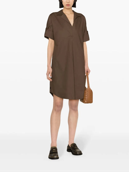 Michela Short-Sleeve Shirtdress