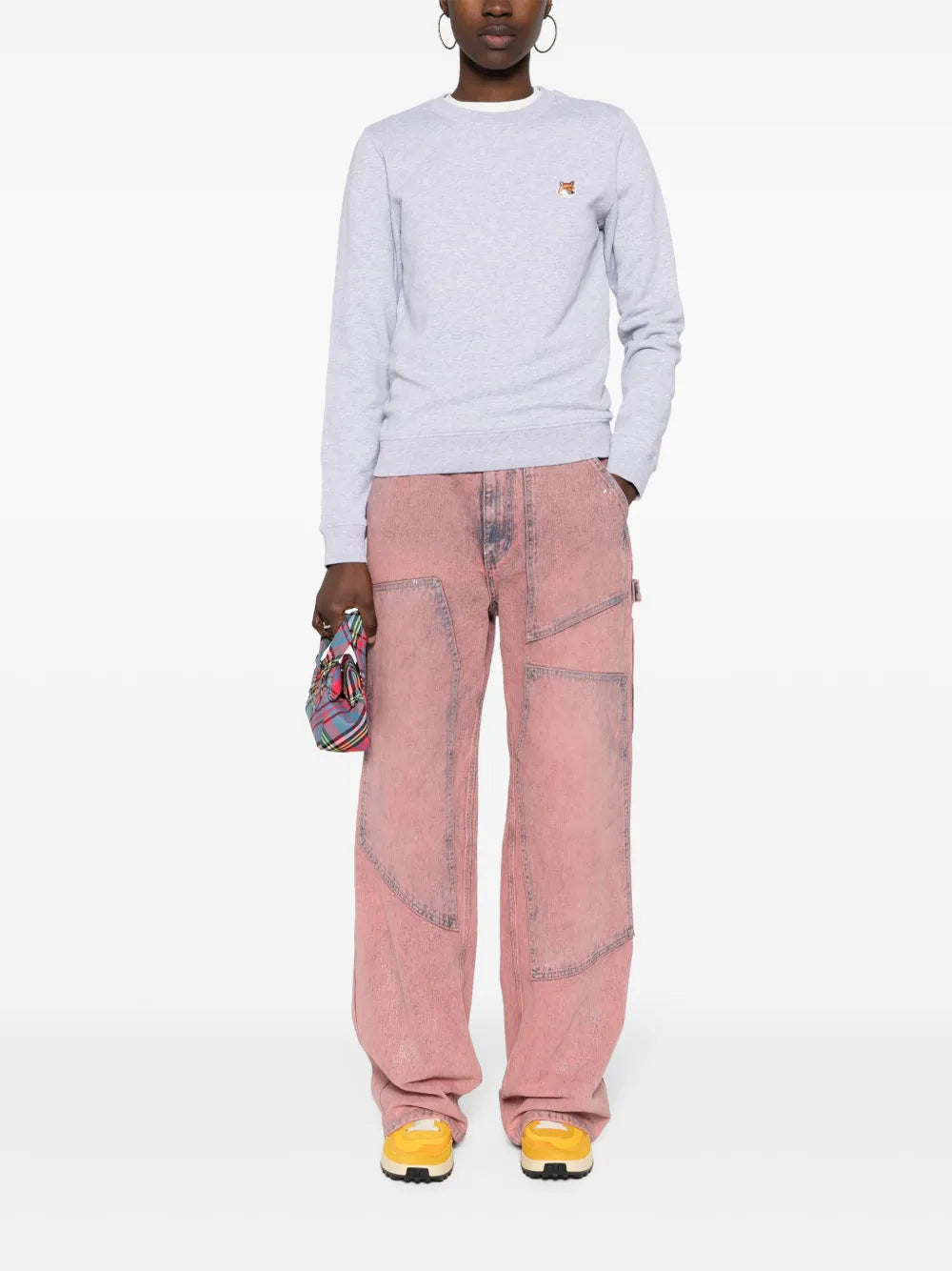 Fox Head Cotton Sweatshirt
