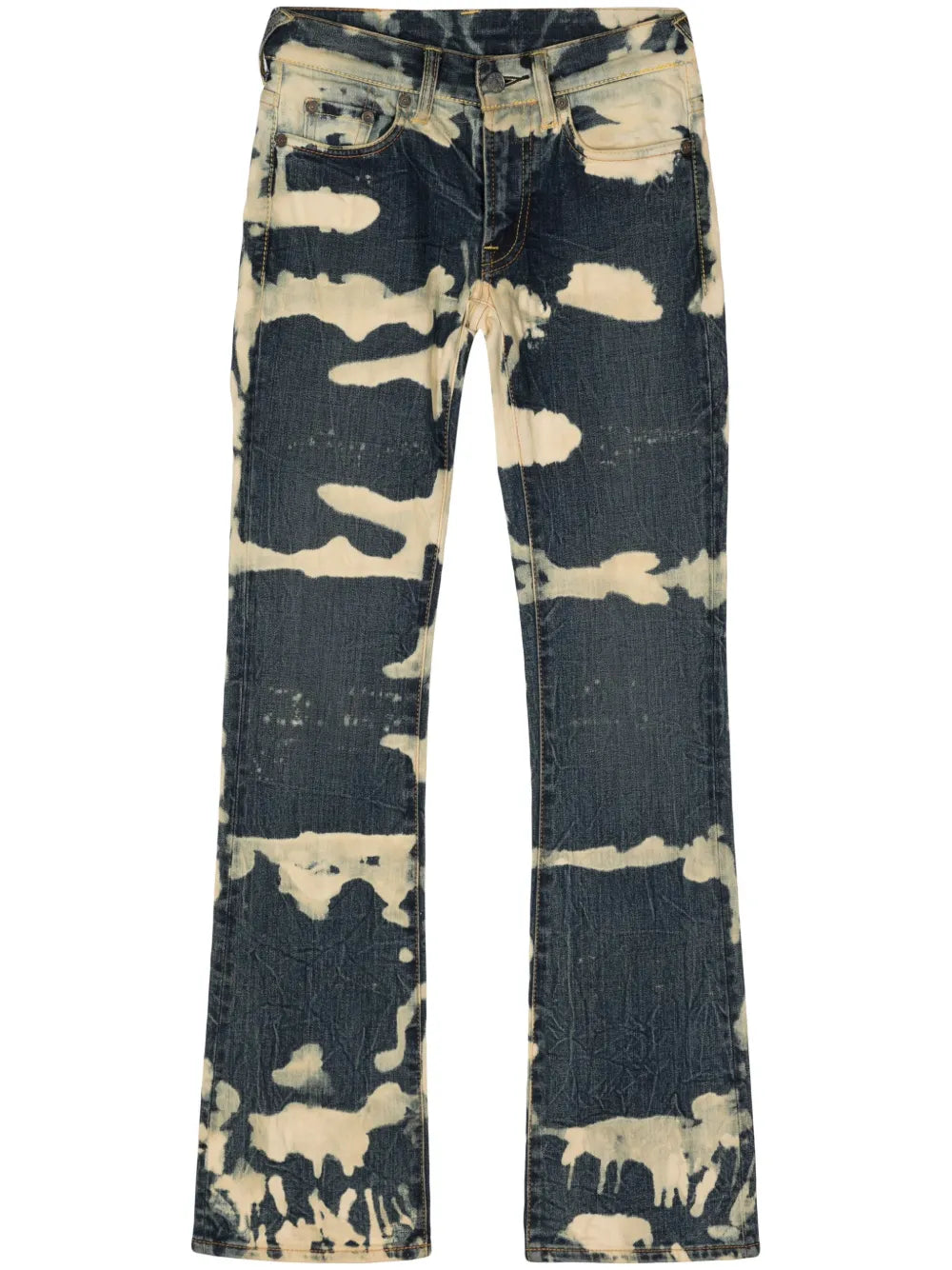 Bleached Bootcut Jeans