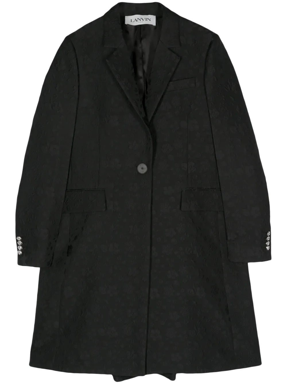Cloqué Midi Coat