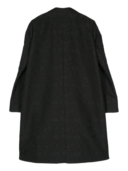 Cloqué Midi Coat
