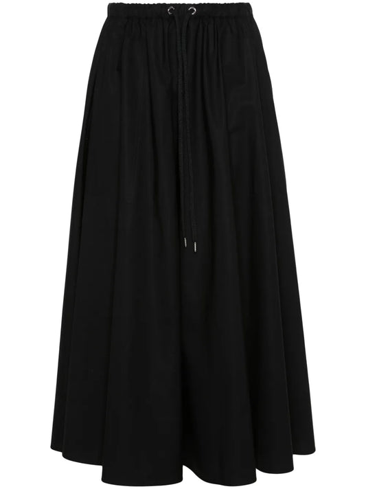 Gabardine Midi Skirt