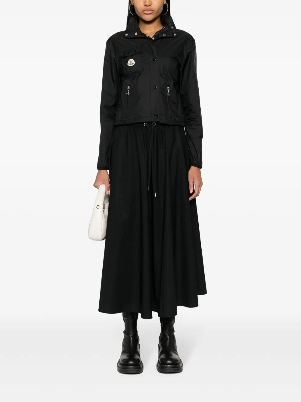 Gabardine Midi Skirt