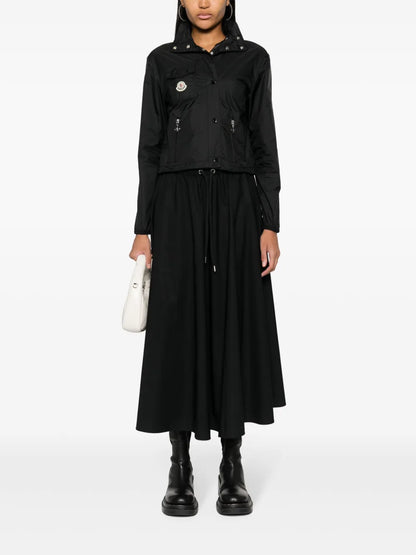 Gabardine Midi Skirt