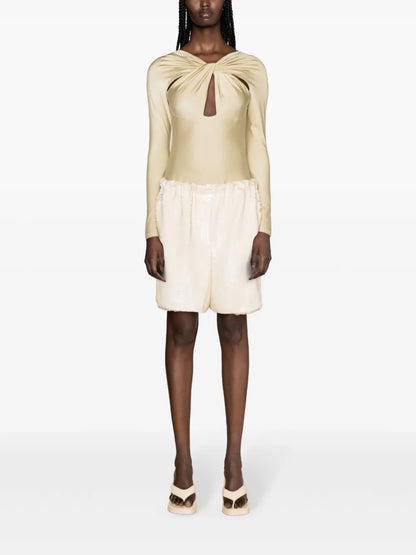 Twisted Cut-Out Bodysuit