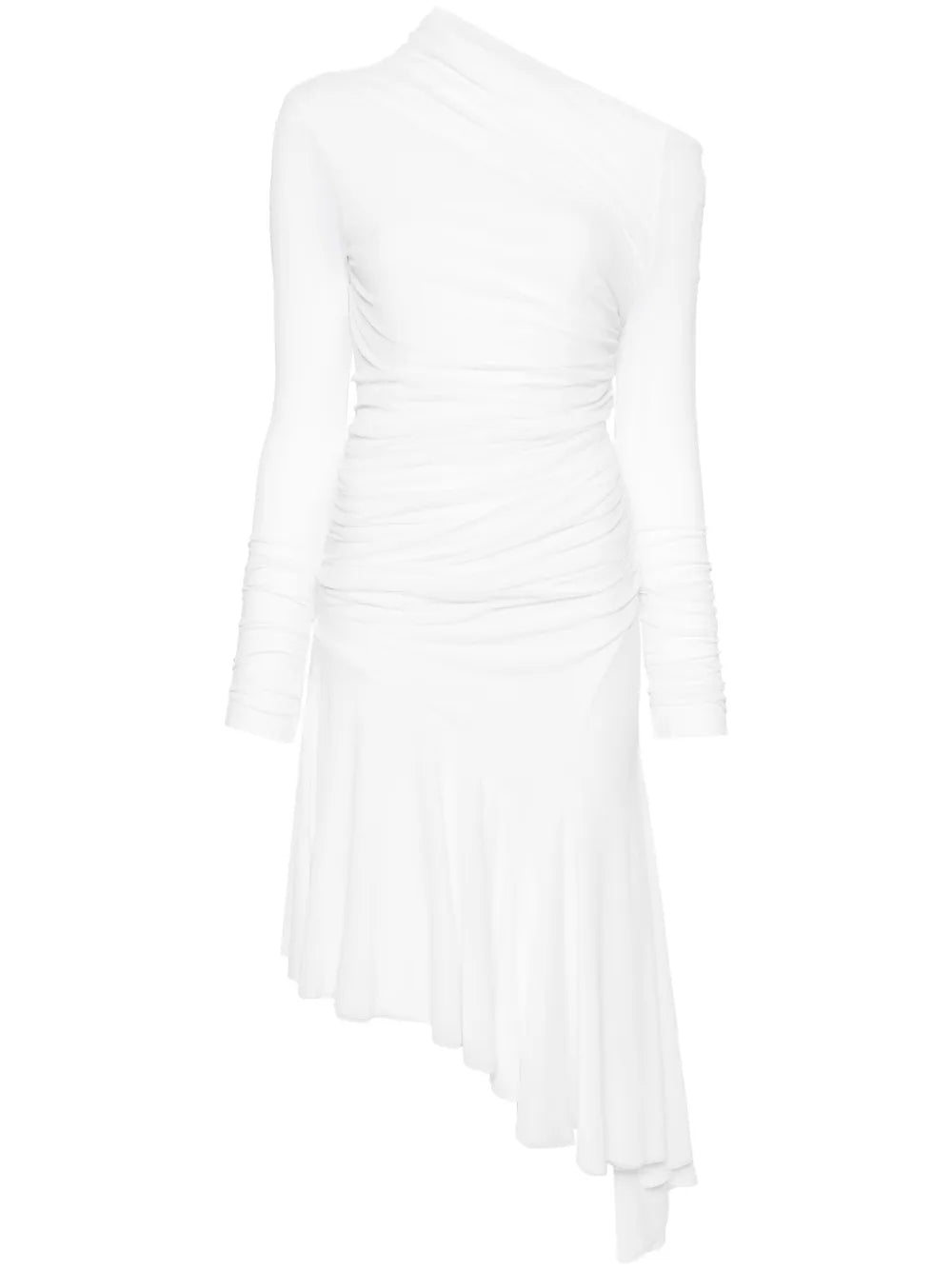 Asymmetric Off-Shoulder Dress