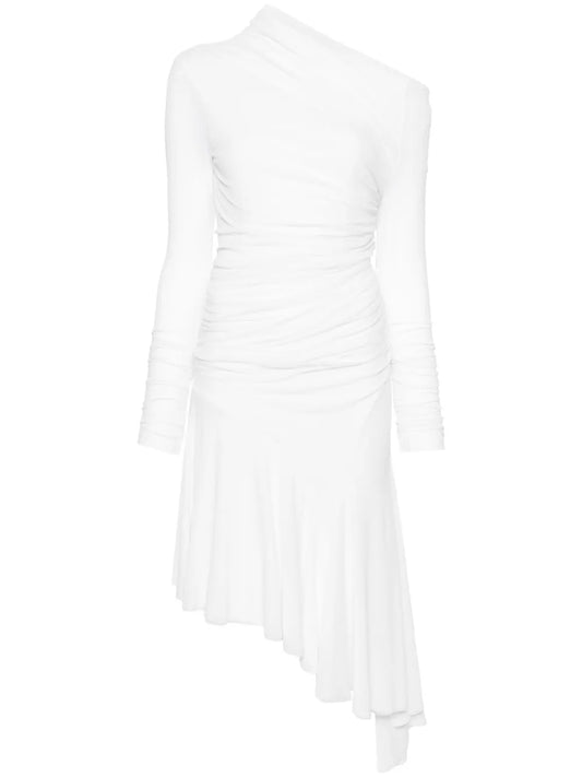 Asymmetric Off-Shoulder Dress