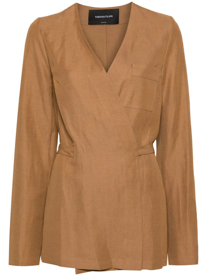 Wraparound Tied Jacket