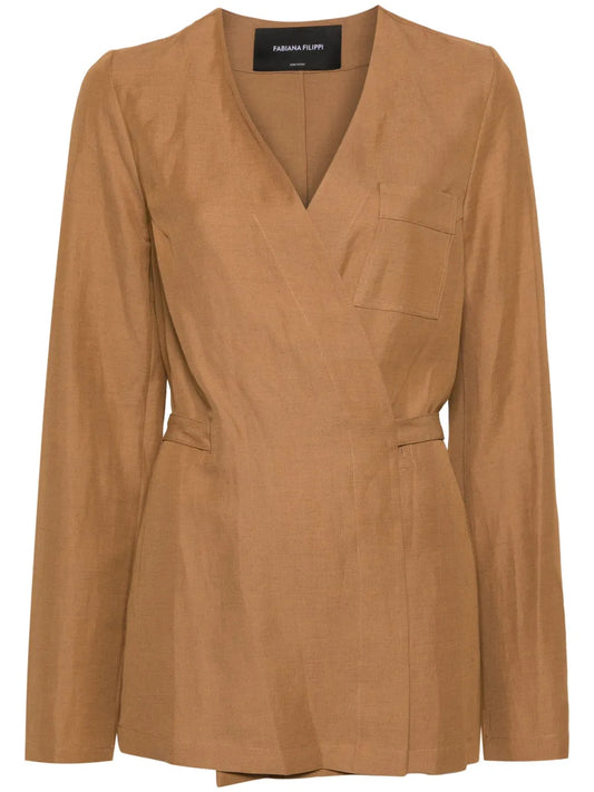 Wraparound Tied Jacket
