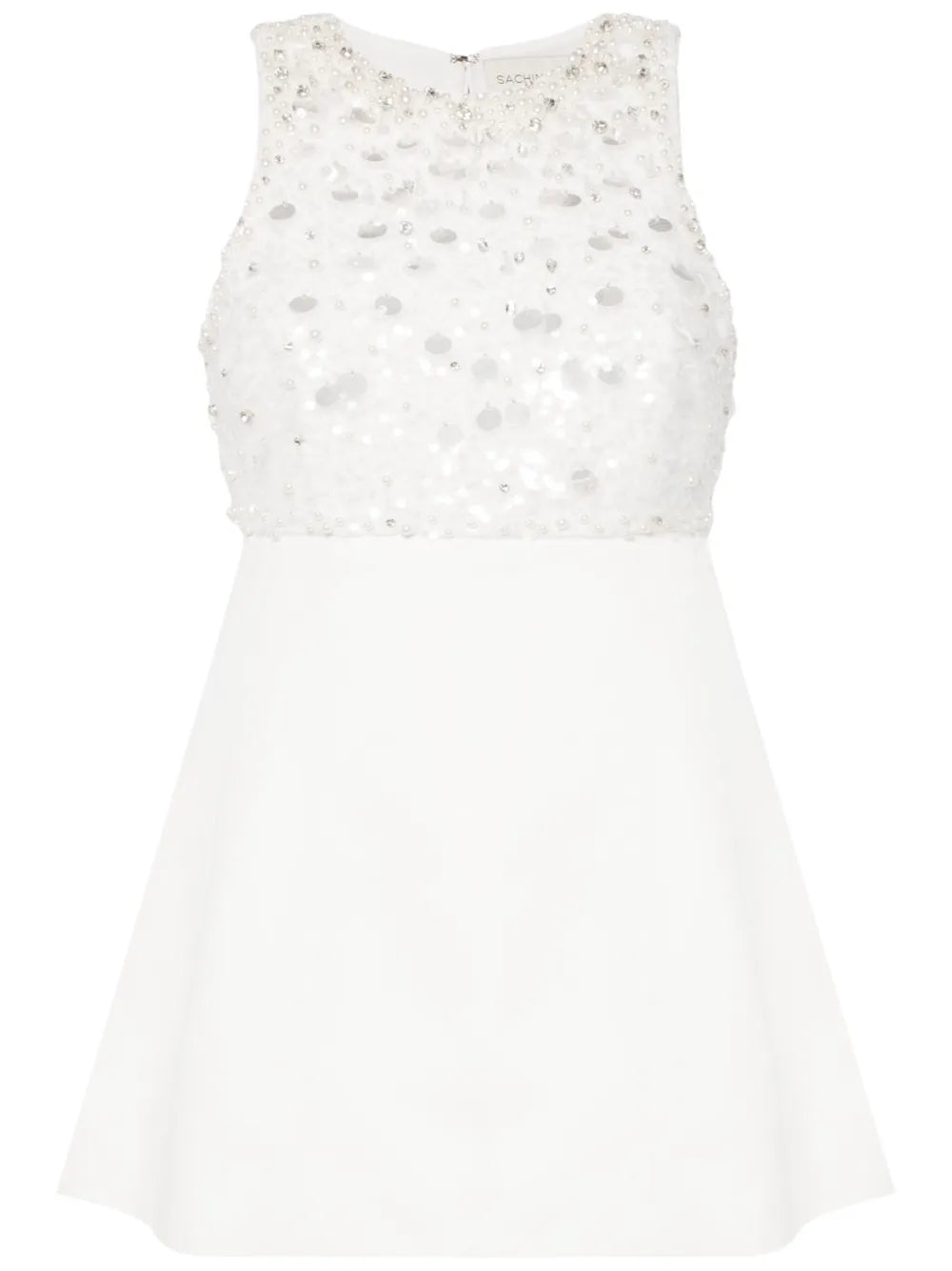 Pia Faux-Pearl Mini Dress