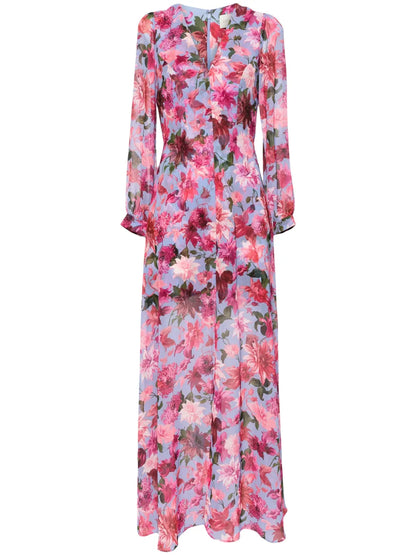 Penny Floral-Print Gown
