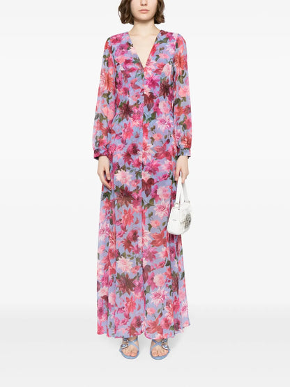 Penny Floral-Print Gown