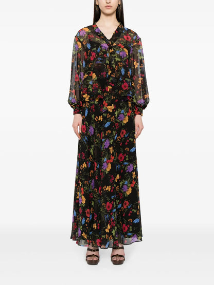 Nora Floral-Print Blouse