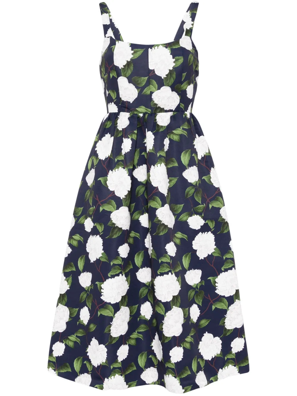 Olena Floral-Print Midi Dress
