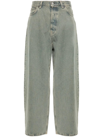 Mid-Rise Wide-Leg Jeans