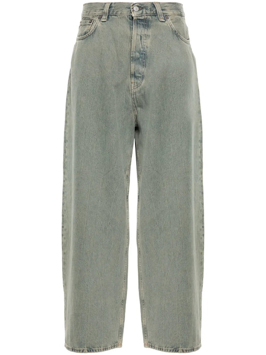 Mid-Rise Wide-Leg Jeans