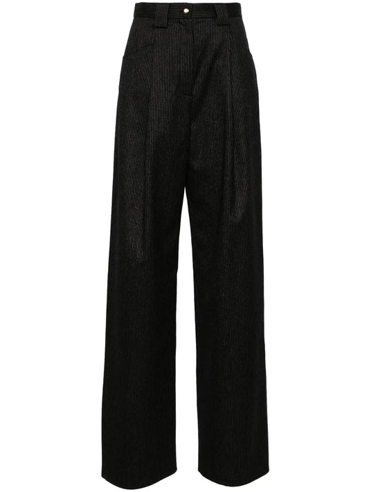 Nuri Pinstriped Straight-Leg Trousers