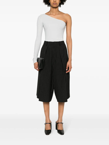 Single-Stitch Asymmetric Bodysuit