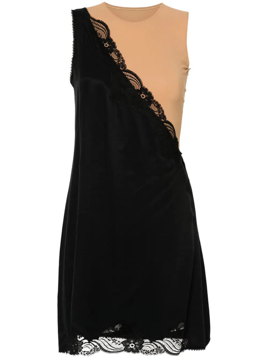 Lace-Trim Dress
