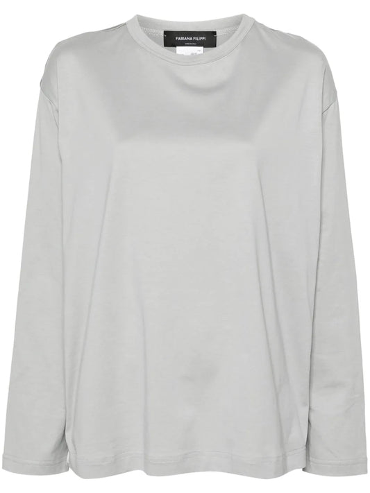 Panelled Long-Sleeve T-Shirt