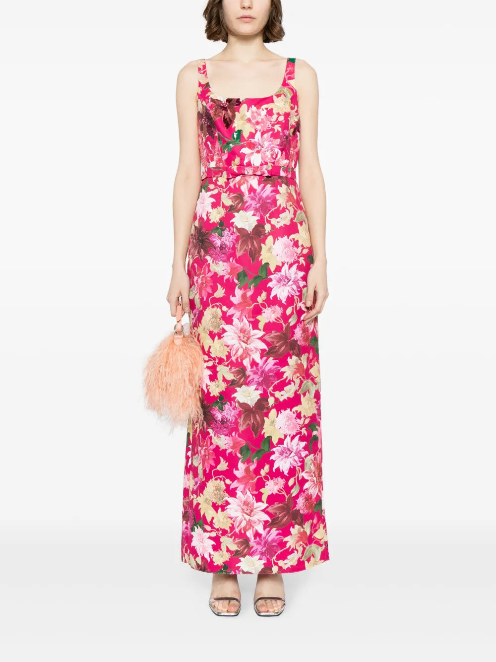 Lana Floral-Print Gown