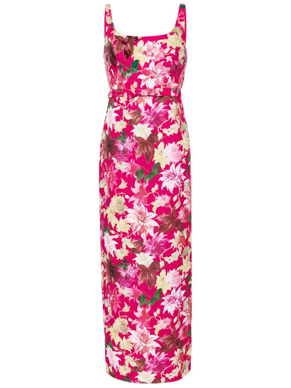 Lana Floral-Print Gown