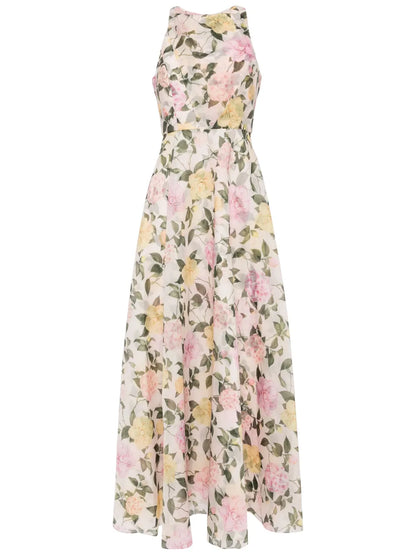 Kate Floral-Print Gown