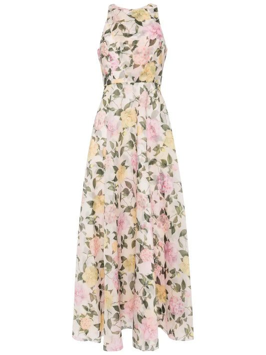 Kate Floral-Print Gown