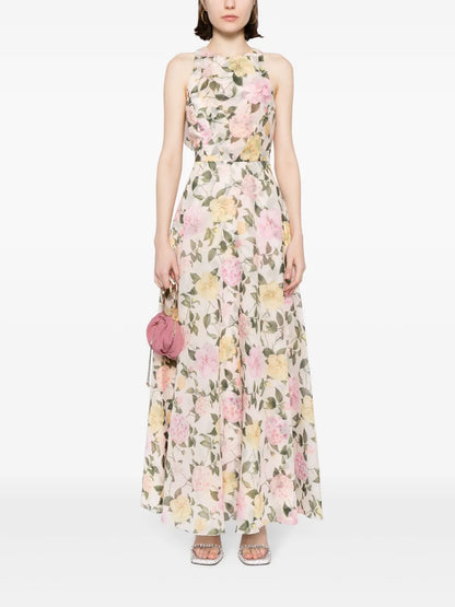 Kate Floral-Print Gown
