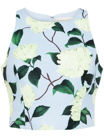 Lexie Floral-Print Crop Top