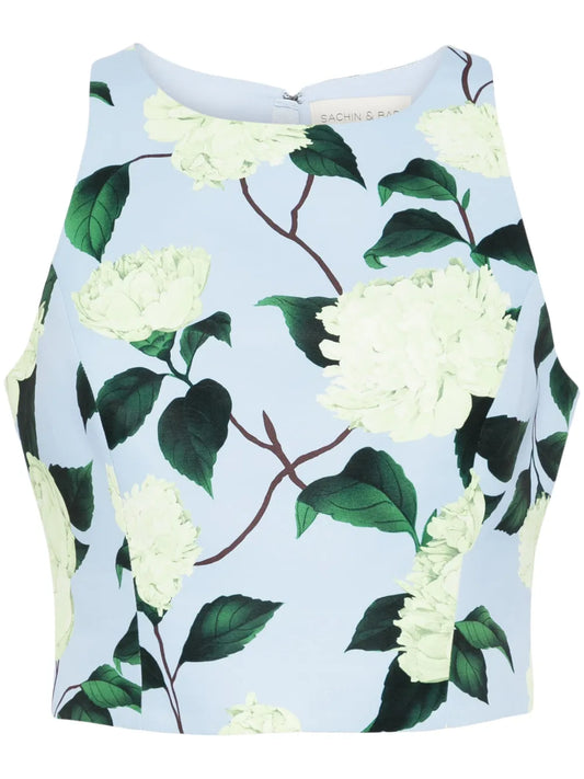 Lexie Floral-Print Crop Top