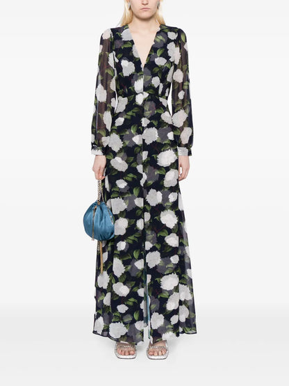 Penny Floral-Print Gown